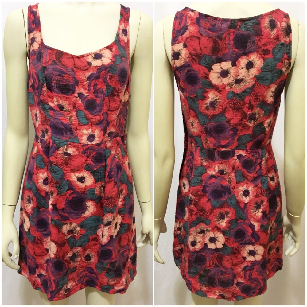 Kimchi Blue Medium Sleeveless Floral Mini Dress